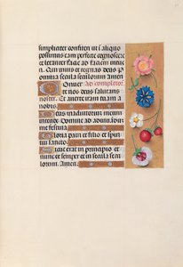 Izabella katolikus királyné, spanyol királynő órái: Fol. 22r, c. 1500. alkotó: Master of the First Prayerbook of Maximillian