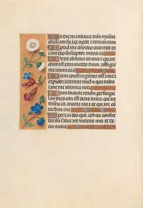 Izabella katolikus királyné, spanyol királynő órái: Fol. 243v, c. 1500. alkotó: Master of the First Prayerbook of Maximillian