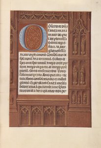 Izabella katolikus királyné, spanyol királynő órái: Fol. 258r, c. 1500. alkotó: Master of the First Prayerbook of Maximillian