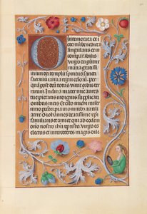 Izabella katolikus királyné, spanyol királynő órái: Fol. 262r, c. 1500. alkotó: Master of the First Prayerbook of Maximillian