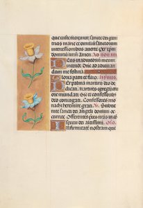 Izabella katolikus királyné, spanyol királynő órái: Fol. 40V, c. 1500. alkotó: Master of the First Prayerbook of Maximillian
