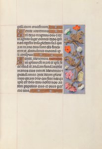Izabella katolikus királyné, spanyol királynő órái: Fol. 51r, c. 1500. alkotó: Master of the First Prayerbook of Maximillian