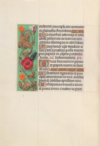 Izabella katolikus királyné, spanyol királynő órái: Fol. 52V, c. 1500. alkotó: Master of the First Prayerbook of Maximillian