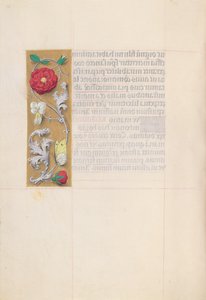 Izabella katolikus királyné, spanyol királynő órái: Fol. 86v, c. 1500. alkotó: Master of the First Prayerbook of Maximillian