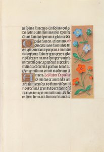 Izabella katolikus királyné, spanyol királynő órái: Fol. 90r, c. 1500. alkotó: Master of the First Prayerbook of Maximillian