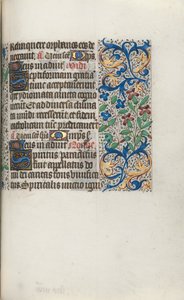 Órakönyv Rouen használata: fol. 101r, c. 1470. alkotó: Master of the Geneva Latini