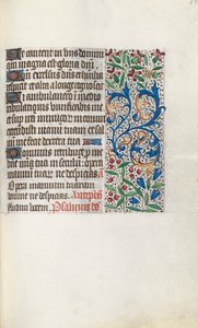 Órakönyv Rouen használata: fol. 107r, c. 1470. alkotó: Master of the Geneva Latini