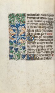 Órakönyv Rouen használata: fol. 109v, c. 1470. alkotó: Master of the Geneva Latini