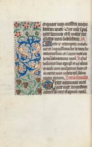 Órakönyv Rouen használata: fol. 115V, c. 1470. alkotó: Master of the Geneva Latini