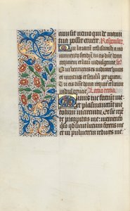 Órakönyv Rouen használata: fol. 116v, c. 1470. alkotó: Master of the Geneva Latini