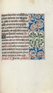 Órakönyv Rouen használata: fol. 117r, c. 1470. alkotó: Master of the Geneva Latini