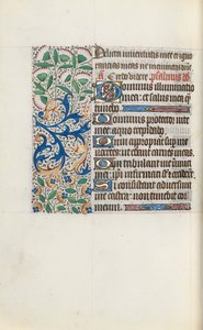 Órakönyv Rouen használata: fol. 120V, c. 1470. alkotó: Master of the Geneva Latini