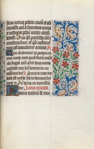 Órakönyv Rouen használata: fol. 123r, c. 1470. alkotó: Master of the Geneva Latini