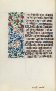 Órakönyv Rouen használata: fol. 126v, c. 1470. alkotó: Master of the Geneva Latini