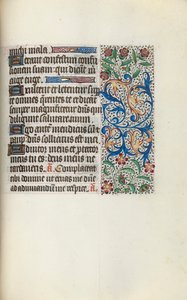 Órakönyv Rouen használata: fol. 127r, c. 1470. alkotó: Master of the Geneva Latini