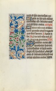 Órakönyv Rouen használata: fol. 130V, c. 1470. alkotó: Master of the Geneva Latini