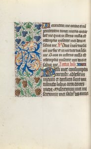 Órakönyv Rouen használata: fol. 131v, c. 1470. alkotó: Master of the Geneva Latini