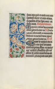 Órakönyv Rouen használata: fol. 132v, c. 1470. alkotó: Master of the Geneva Latini