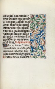 Órakönyv Rouen használata: fol. 133r, c. 1470. alkotó: Master of the Geneva Latini