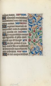 Órakönyv Rouen használata: fol. 134r, c. 1470. alkotó: Master of the Geneva Latini