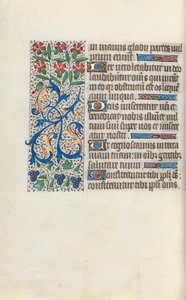 Órakönyv Rouen használata: fol. 138V, c. 1470. alkotó: Master of the Geneva Latini
