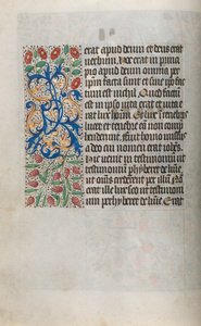 Órakönyv Rouen használata: fol. 13V, c. 1470. alkotó: Master of the Geneva Latini