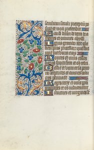 Órakönyv Rouen használata: fol. 141v, c. 1470. alkotó: Master of the Geneva Latini