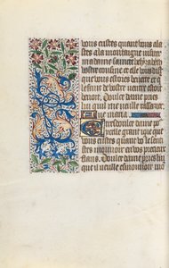 Órakönyv Rouen használata: fol. 147v, c. 1470. alkotó: Master of the Geneva Latini