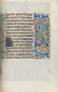 Órakönyv Rouen használata: fol. 151r, c. 1470. alkotó: Master of the Geneva Latini