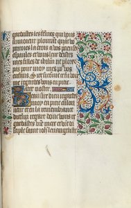 Órakönyv Rouen használata: fol. 154a, c. 1470. alkotó: Master of the Geneva Latini
