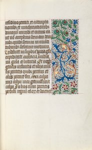 Órakönyv Rouen használata: fol. 25r, c. 1470. alkotó: Master of the Geneva Latini