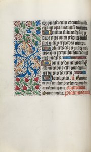Órakönyv Rouen használata: fol. 31v, c. 1470. alkotó: Master of the Geneva Latini