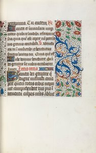 Órakönyv Rouen használata: fol. 36r, c. 1470. alkotó: Master of the Geneva Latini