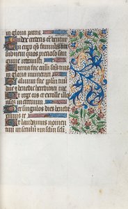 Órakönyv Rouen használata: fol. 38V, c. 1470. alkotó: Master of the Geneva Latini