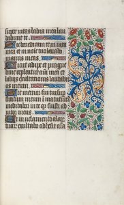 Órakönyv Rouen használata: fol. 40r, c. 1470. alkotó: Master of the Geneva Latini
