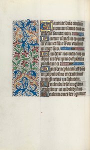 Órakönyv Rouen használata: fol. 45V, c. 1470.