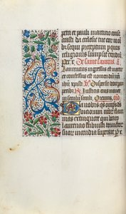 Órakönyv Rouen használata: fol. 51v, c. 1470. alkotó: Master of the Geneva Latini