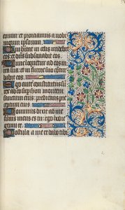 Órakönyv Rouen használata: fol. 58r, c. 1470. alkotó: Master of the Geneva Latini