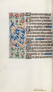 Órakönyv Rouen használata: fol. 62V, c. 1470. alkotó: Master of the Geneva Latini