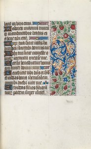 Órakönyv Rouen használata: fol. 69r, c. 1470. alkotó: Master of the Geneva Latini