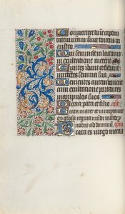 Órakönyv Rouen használata: fol. 72V, c. 1470. alkotó: Master of the Geneva Latini