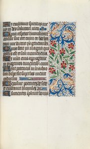 Órakönyv Rouen használata: fol. 74r, c. 1470. alkotó: Master of the Geneva Latini