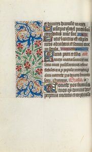 Órakönyv Rouen használata: fol. 74v, c. 1470. alkotó: Master of the Geneva Latini