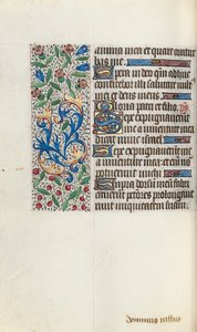 Órakönyv Rouen használata: fol. 76v, c. 1470. alkotó: Master of the Geneva Latini