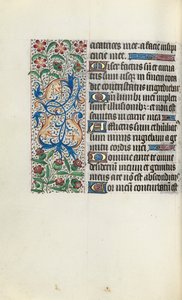Órakönyv Rouen használata: fol. 83v, c. 1470. alkotó: Master of the Geneva Latini