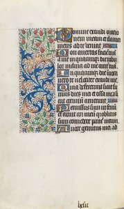 Órakönyv Rouen használata: fol. 87v, c. 1470.