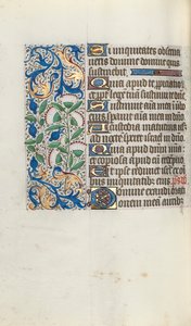 Órakönyv Rouen használata: fol. 90V, c. 1470. alkotó: Master of the Geneva Latini