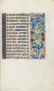 Órakönyv Rouen használata: fol. 94r, c. 1470. alkotó: Master of the Geneva Latini