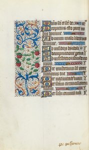 Órakönyv Rouen használata: fol. 94v, c. 1470. alkotó: Master of the Geneva Latini