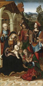 A mágusok imádása, 1503-1010 körül (olaj, tábla) alkotó: Master of the Glasgow Adoration